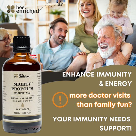 Mighty Propolis Essentials | Tägliche Immunitätstropfen 100 ML | 3,38 F OZ